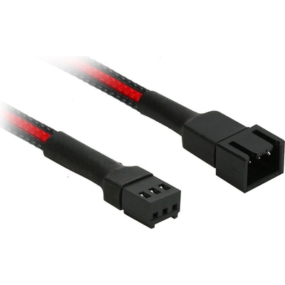 Product Καλώδιo Nanoxia 3-Pin extension, 30 cm, Black/rot base image