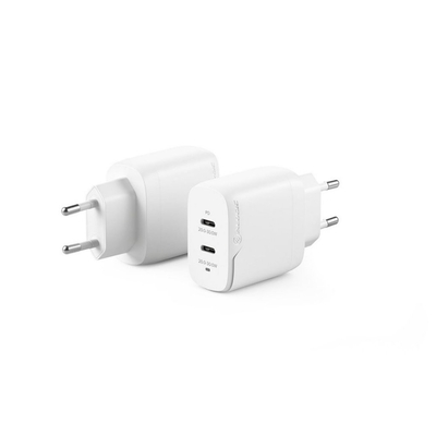 Product Φορτιστής Πρίζας Alogic Type-C 2x40W White base image