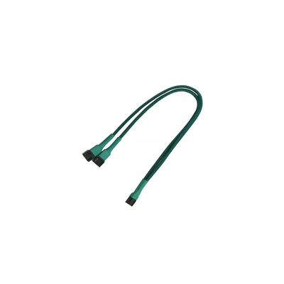 Product Καλώδιo Nanoxia 3-Pin Y-cable, 30 cm, Green base image
