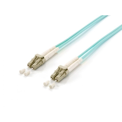 Product Καλώδιο Οπτικής Ίνας Equip LWL LC->LC 20.00m Multimode Duplex OM3 turq Polybag base image