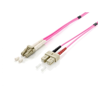 Product Καλώδιο Οπτικής Ίνας Equip LWL LC->SC 10.00m Multimode Duplex OM4 vi Polybag base image
