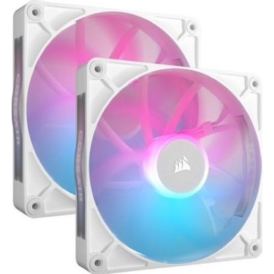 Product Case Fan Corsair 140*140*25 RX140 RGB iCUE Link White Dual base image