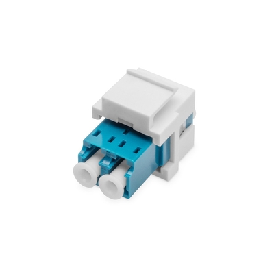 Product Βύσμα Οπτικής Ίνας Digitus LWL coupling LC->LC Singlemode Duplex Keystone-Modul base image