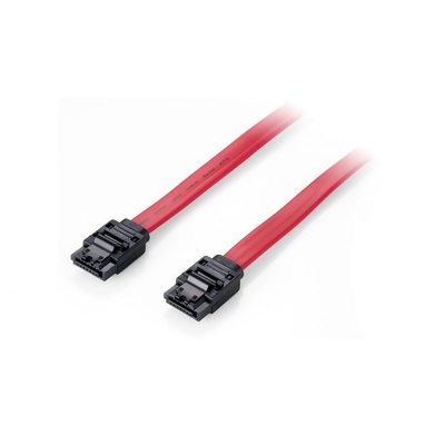 Product Καλώδιο Equip flat SATA 6Gbps 1.00m m. Metallclip Polybag base image