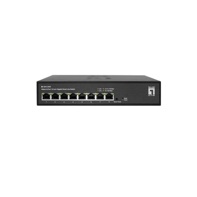 Product Network Switch LevelOne 8x GE GES-2208 Hilbert 10" base image