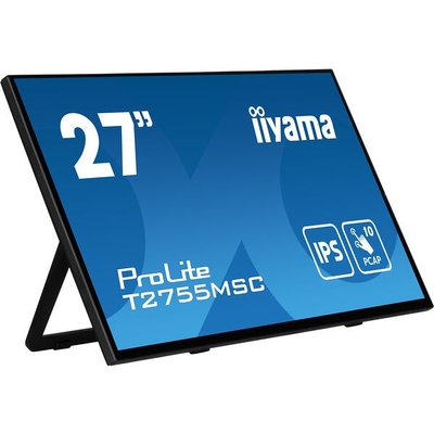Product Monitor Iiyama 68.6cm (27") T2755MSC-B1 16:9 M-Touch HDMI+DP WebC base image