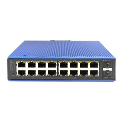 Product Network Switch Digitus 16+2-Port L2 managed Gigabit Ethernet PoE base image