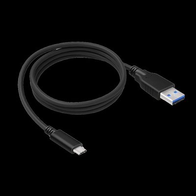 Product Καλώδιο USB 2GO USB charging/data Type-C 3.1 1m Black PET-Box base image