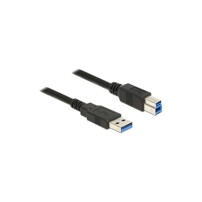 Product Καλώδιο USB Delock USB USB3.0 A -> B M/M 0.50m Black base image
