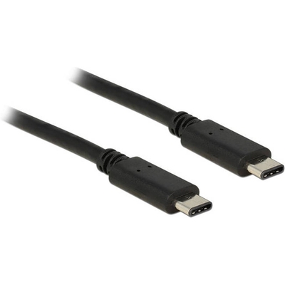 Product Καλώδιο USB Delock Type-C -> C M/M 1.00m Black base image