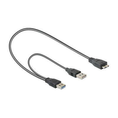 Product Καλώδιο USB Delock USB3.0 Y-cable 2x A -> Micro-B M/M 0.60m base image