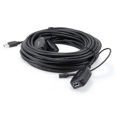 Product Καλώδιο USB Equip USB-A 3.0 -> A Verl. M/F 15.00m 5Gbps active Black base image