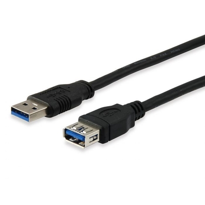 Product Καλώδιο USB Equip USB-A 3.0 -> A Verl. M/F 2.00m 5Gbps Black Polybag base image