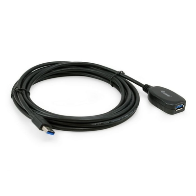 Product Καλώδιο USB Equip USB-A 3.0 -> A Verl. M/F 5.00m 5Gbps aktiv6Black base image