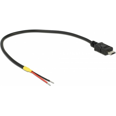 Product Καλώδιο USB Delock USB Mikro-B St -> 2x offene Kabelenden Strom 0.2m base image