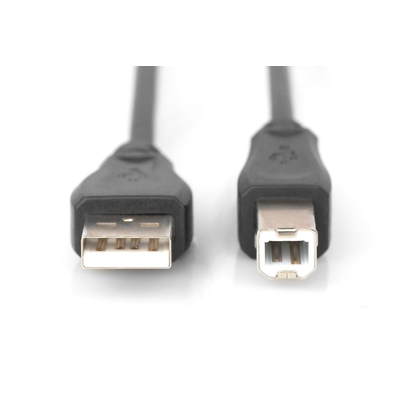Product Καλώδιο USB Digitus USB 2.0 Typ A -A M/M 0,5m, Black base image