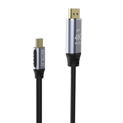 Product Καλώδιο USB Inca USB ITCD-20 Type-C > Displayport, 4K60Hz, 2m base image