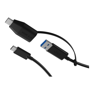Product Καλώδιο USB Icy Box USB3.2(Gen2) Type-C to Type A&C 1m base image