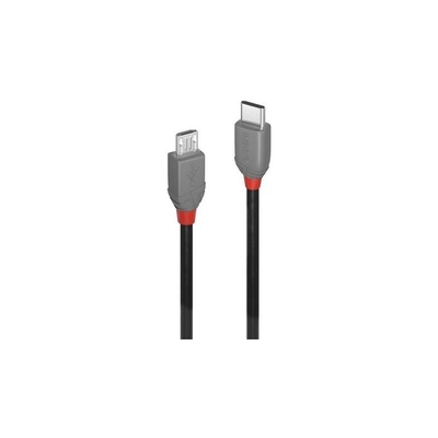 Product Καλώδιο USB Lindy 3m USB 2.0 Type-C to Micro-B Anthra Line base image