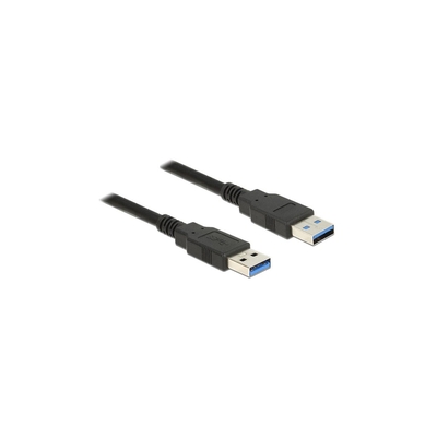 Product Καλώδιο USB Delock USB USB3.0 A -> A M/M 5.00m Black base image