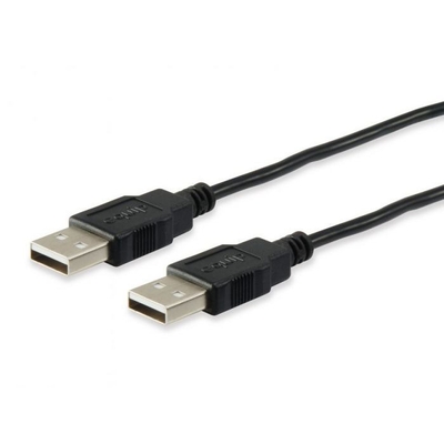 Product Καλώδιο USB Equip USB-A 2.0 -> A M/M 3.00m 480Mbps Black Polybag base image