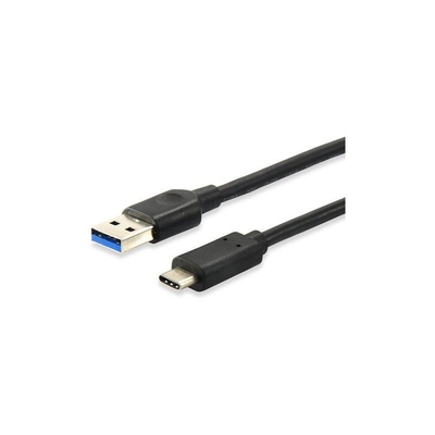 Product Καλώδιο USB Equip USB-A 3.2 -> C M/M 0.25m 3A/20V Black Polybag base image