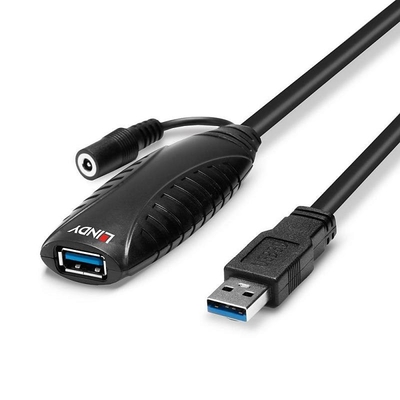Product Καλώδιο USB Lindy 3.0 active extension Typ A/A M/F 15m base image