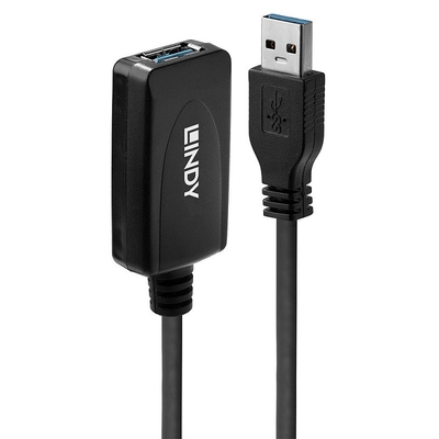 Product Καλώδιο USB Lindy 3.0 active extension Typ A/A M/F 5m base image