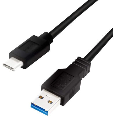Product Καλώδιο USB Logilink Type-C 3.2 Gen1, C/M to USB-A/M, Black 2 m base image
