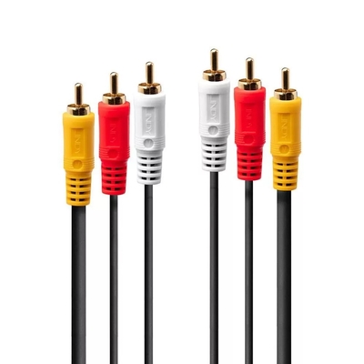 Product Καλώδιο RCA Lindy Audio-Video 3xRCA m/m 1m 3xRca (1xV/2xA) m/m base image