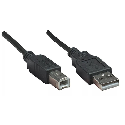 Product Καλώδιο USB Manhattan A -> B M/M 5.00m Black base image