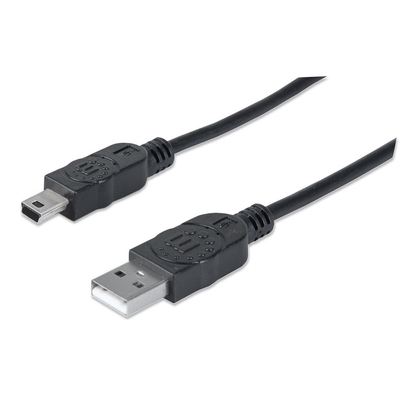 Product Καλώδιο USB Manhattan A -> mini B M/M 1.80m Black base image