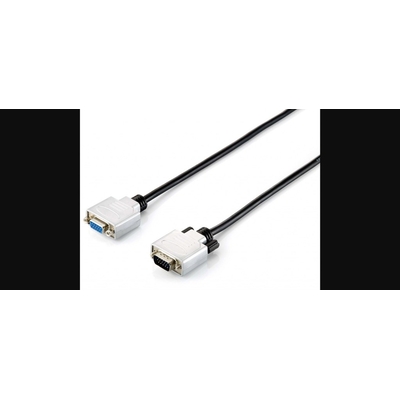 Product Καλώδιο VGA Equip Verl. HD15 M/F 3.00m 1920x1080/60Hz sw/si Polybag base image