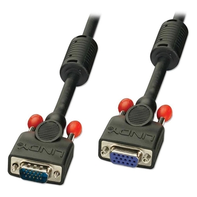 Product Καλώδιο VGA Lindy M/F Black 0.5m HD15 M/F DDC-f?hig base image