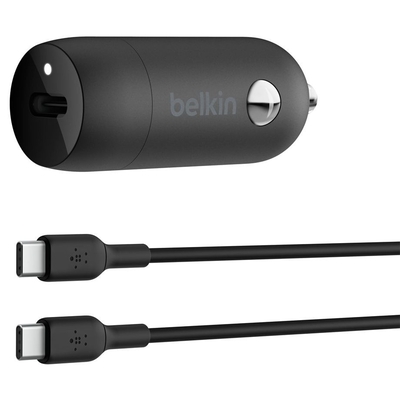 Product Φορτιστής Αυτοκινήτου Belkin BOOST Charge 30W USB-C Cab.CCA004bt1MBK-B6 base image