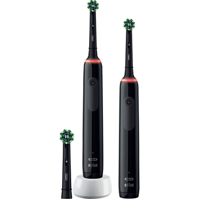 Product Ηλεκτρική Οδοντόβουρτσα Oral-B PRO 3 3900 Duopack Black Edition base image