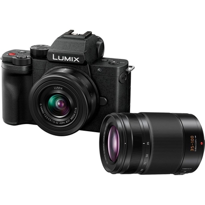Product Φωτογραφική Μηχανή Panasonic Lumix DC-G100D black + H-FS 12-32 + 35-100E base image
