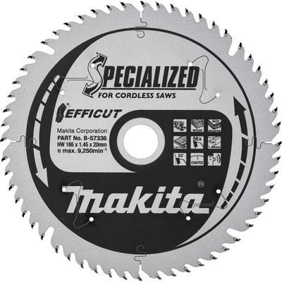 Product Δίσκος Κοπής Makita B-57336 EFFICUT Saw Blade 165x20x56Z base image