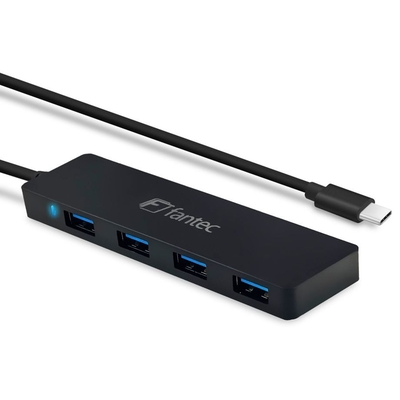 Product USB Hub Fantec UMP-4U31-C USB-C 4x USB-A 3.0 base image