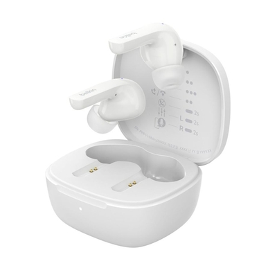 Product Blueooth Headset Belkin SoundForm Motion True Wireless white AUC010btWH base image