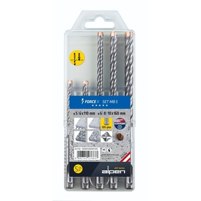Product Τρυπάνια Alpen Set SDS+ FORCE X MB 5 (805+815) base image