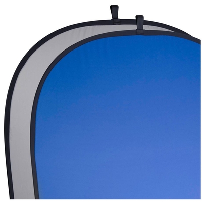 Product Φόντο Φωτογράφισης Walimex 2in1 Foldable grey/blue, 180x210cm base image