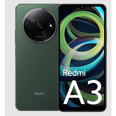 Product Smartphone Xiaomi Redmi A3 4G Dual Sim 4GB RAM 128GB Green EU base image
