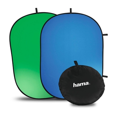 Product Φόντο Φωτογράφισης Hama Foldable 2in1 150x200cm green/blue base image