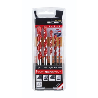 Product Τρυπάνια Alpen Cassette Profi Multicut PM5 base image