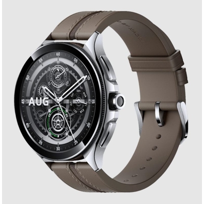 Product Smartwatch Xiaomi Watch 2 Pro BT Silver EU ( Brown Leatherband ) base image