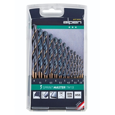 Product Τρυπάνια Alpen Sprint Master TM 13 2-8x 0,5 base image