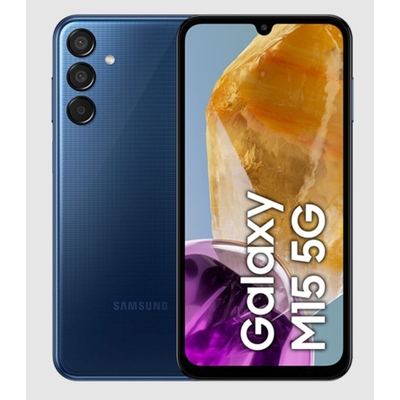 Product Smartphone Samsung Galaxy M15 M156 5G Dual Sim 4GB RAM 128GB Dark Blue EU base image
