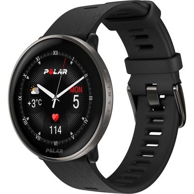 Product Smartphone Polar Ignite 3 Titanium Silicone Band black base image