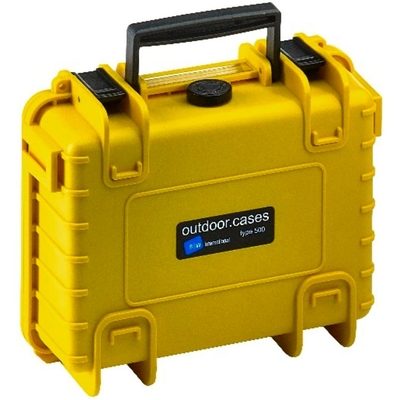 Product Θήκη Φωτογραφικών B&W outdoor.case Type 500 yellow with pre-cut foam insert base image